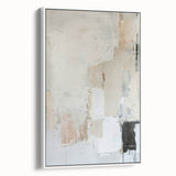 Modern Dining Room Art - Neutral Abstract Framed Dining Room Prints