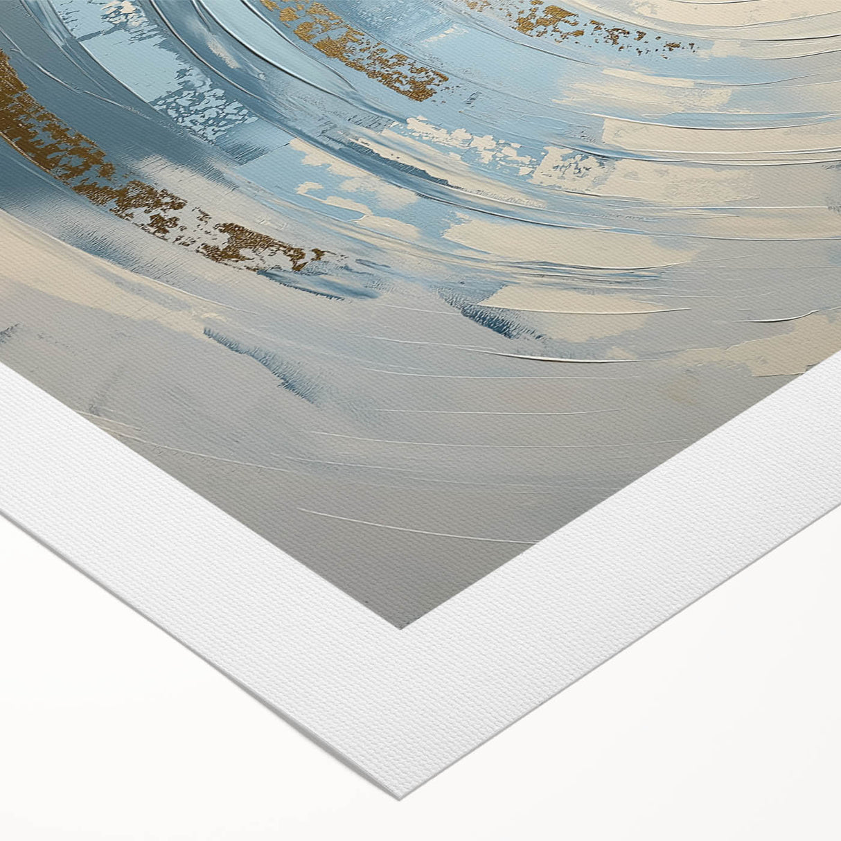 Abstract geometric rolled canvas artwork showcasing vibrant colors and intricate patterns, elegantly packaged in a protective cardboard tube for safe transport. This eye-catching design is perfect for modern home decor or art enthusiasts looking to enhance their space.