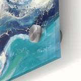 Fluid Acrylic Wall Decor – Coastal Tide Abstraction