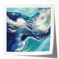Fluid Acrylic Wall Decor – Coastal Tide Abstraction