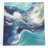Fluid Acrylic Wall Decor – Coastal Tide Abstraction