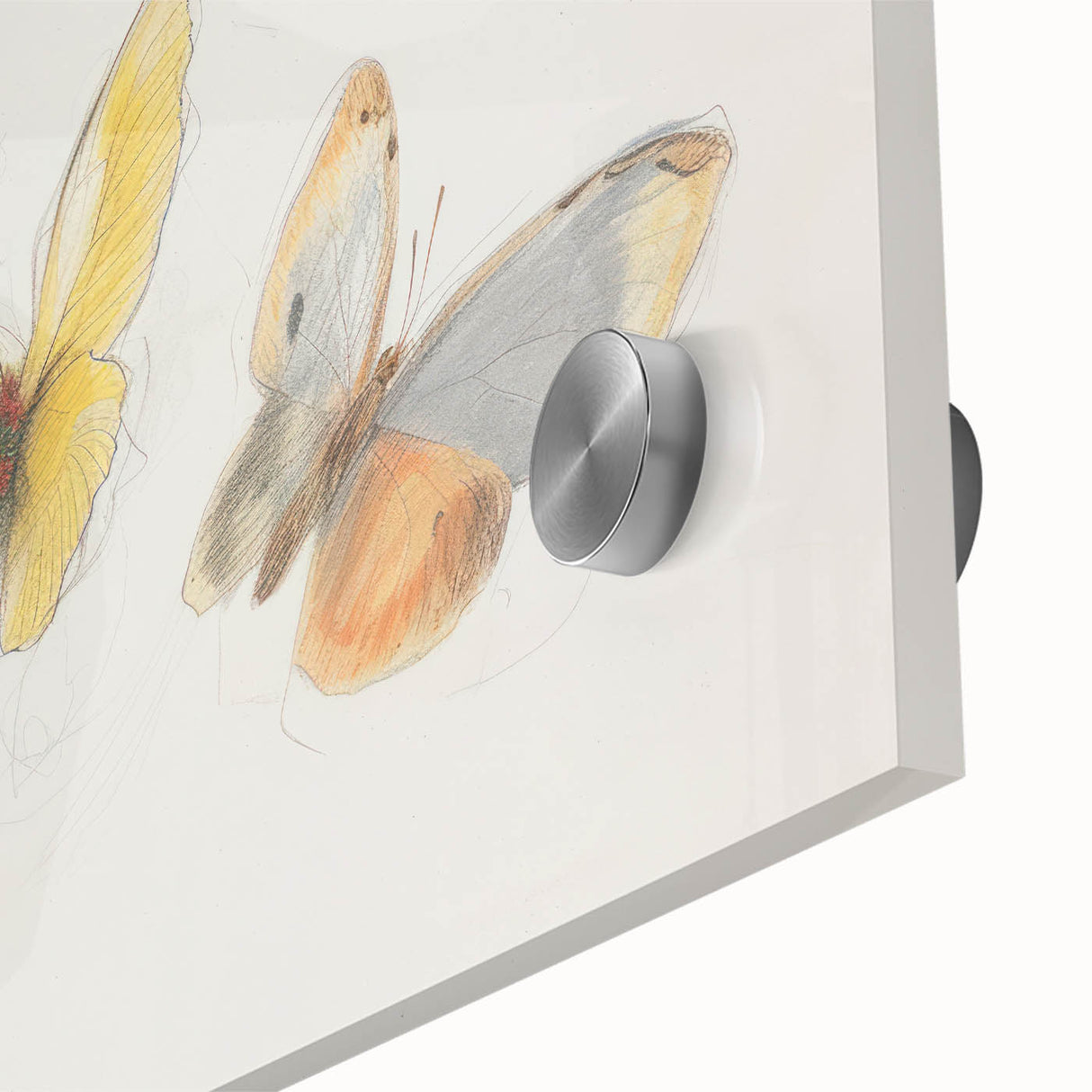Close-up of a vibrant acrylic glass artwork featuring a colorful animal design, showcasing intricate details and textures ideal for modern home decor.