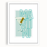 Abstract art print featuring swirling patterns in muted earth tones, framed with a white mat, suitable for dining room decor.