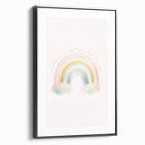Watercolor Rainbow Print for Kids Room - Girls Room Wall Art