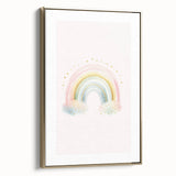 Watercolor Rainbow Print for Kids Room - Girls Room Wall Art