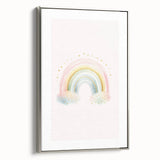 Watercolor Rainbow Print for Kids Room - Girls Room Wall Art
