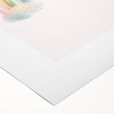 Watercolor Rainbow Print for Kids Room - Girls Room Wall Art