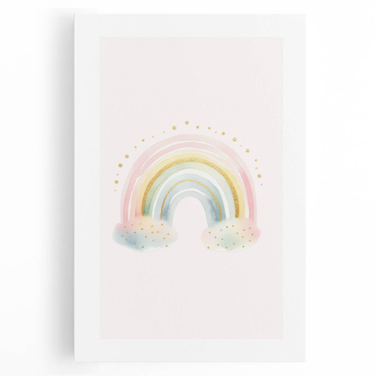 Watercolor Rainbow Print for Kids Room - Girls Room Wall Art