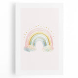 Watercolor Rainbow Print for Kids Room - Girls Room Wall Art