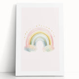 Watercolor Rainbow Print for Kids Room - Girls Room Wall Art