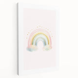 Watercolor Rainbow Print for Kids Room - Girls Room Wall Art