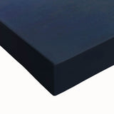 Close-up of a stretched canvas print depicting a serene landscape bridge scene with vibrant colors and detailed brushwork, ideal for home decor and art enthusiasts.