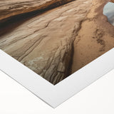 Stunning rolled canvas showcasing a vibrant landscape of canyons, featuring rich earth tones and intricate details, perfect for enhancing home décor.