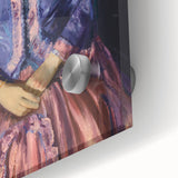 Modern Wall Art - Elegant Woman in Purple Dress - Contemporary Art Print