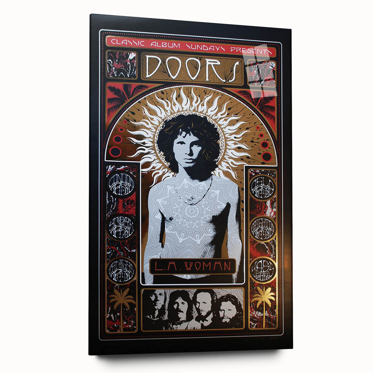 The Doors L.A. Woman Album Poster - Vintage Music Art