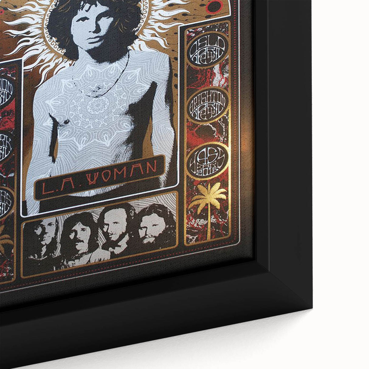 The Doors L.A. Woman Album Poster - Vintage Music Art