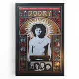 The Doors L.A. Woman Album Poster - Vintage Music Art