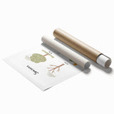 Seasons Kids Educational Wall Art - Learning Poster for Classrooms