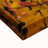 Large art canvas depicting a black and white landscape painting, ideal for bedroom wall decor.