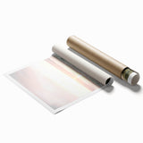 Extra large rolled canvas print featuring a floral design in soft pastel shades.