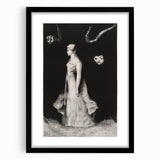 Modern Wall Art - Haunting Abstract Monochrome by Odilon Redon