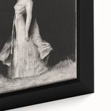 Modern Wall Art - Haunting Abstract Monochrome by Odilon Redon