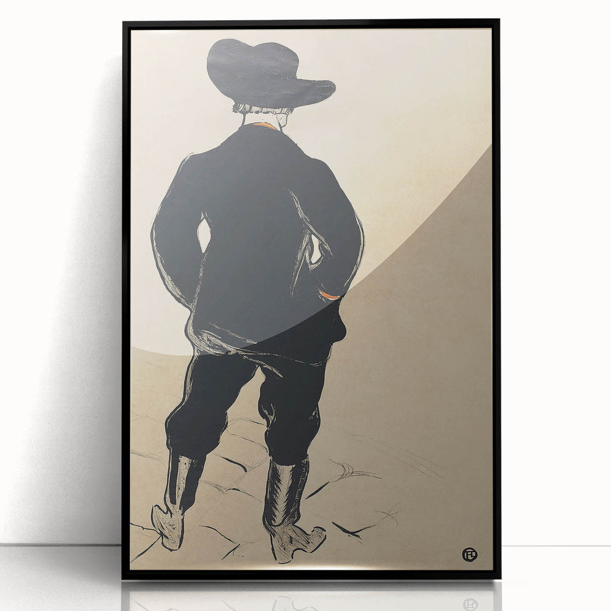 Modern Wall Art - Aristide Bruant Minimalist Poster by Toulouse-Lautrec