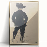 Modern Wall Art - Aristide Bruant Minimalist Poster by Toulouse-Lautrec