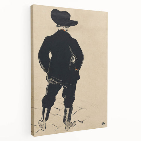 Modern Wall Art - Aristide Bruant Minimalist Poster by Toulouse-Lautrec