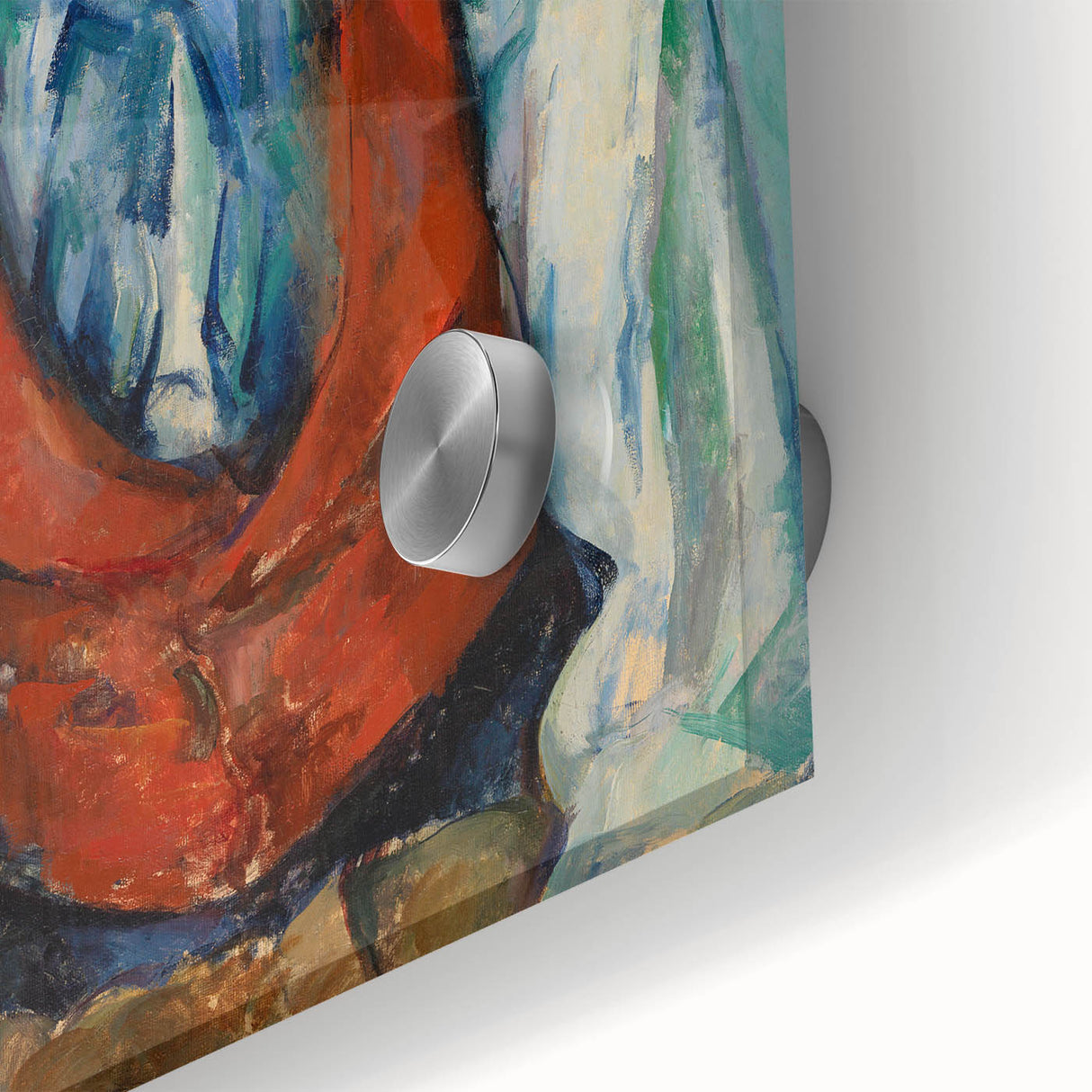 Modern Wall Art - Boy in a Red Vest Portrait by Paul Cézanne