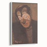 Modern Wall Art - Expressive Clown Portrait by Cyprián Majerník