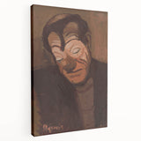 Modern Wall Art - Expressive Clown Portrait by Cyprián Majerník