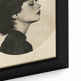 Elegant Dining Room Wall Art - Modern Black & White Portrait Print