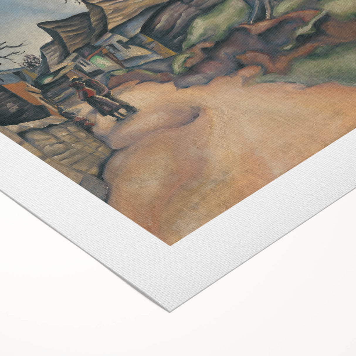 Expressionism Wall Art - Village Pathway by Expressionist Artist