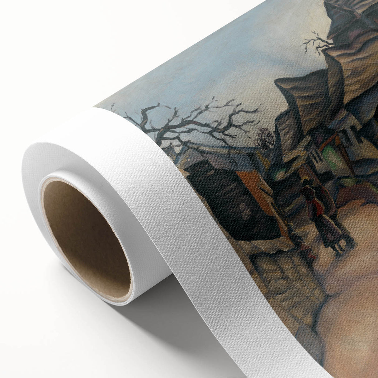 Expressionism Wall Art - Village Pathway by Expressionist Artist