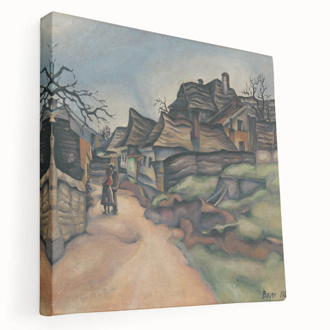Expressionism Wall Art - Village Pathway by Expressionist Artist