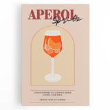 Large black and white stretched canvas of assorted kitchen utensils, ideal for kitchen wall art.