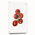 Acrylic print of large abstract fruits design in vibrant colors, ideal for dining room or bedroom decor.