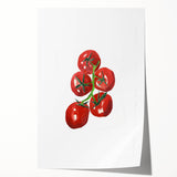 Extra large rolled print featuring an assortment of fruits in vibrant colors, ideal for dining room or kitchen decor.