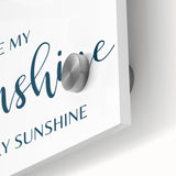 You Are My Sunshine Print - Nursery Wall Art for Kids