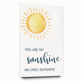 You Are My Sunshine Print - Nursery Wall Art for Kids