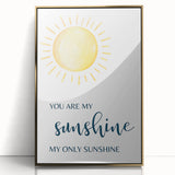You Are My Sunshine Print - Nursery Wall Art for Kids