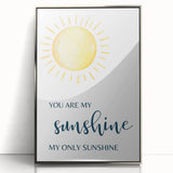 You Are My Sunshine Print - Nursery Wall Art for Kids