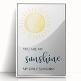 You Are My Sunshine Print - Nursery Wall Art for Kids