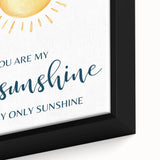 You Are My Sunshine Print - Nursery Wall Art for Kids