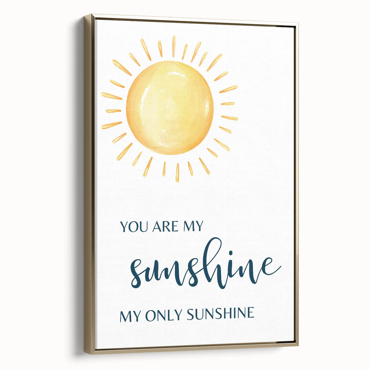 You Are My Sunshine Print - Nursery Wall Art for Kids