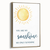 You Are My Sunshine Print - Nursery Wall Art for Kids