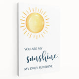 You Are My Sunshine Print - Nursery Wall Art for Kids