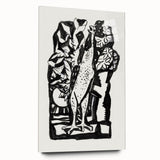 Modern Wall Art - Bold Black & White Crowing Rooster - Art Print