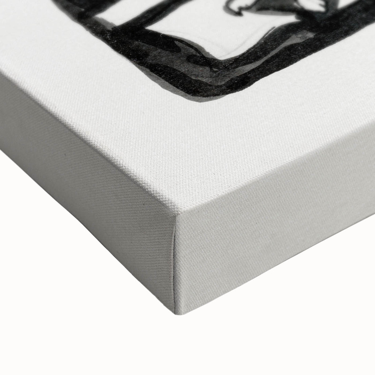 Modern Wall Art - Bold Black & White Crowing Rooster - Art Print